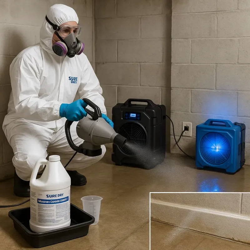 Sanitization and Odor Removal process in Marbleton, WY